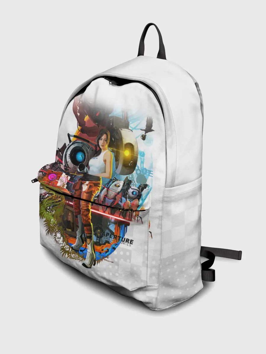 Рюкзак джинсовый / PORTAL 2 | ПОРТАЛ 2 ЧЕЛЛ