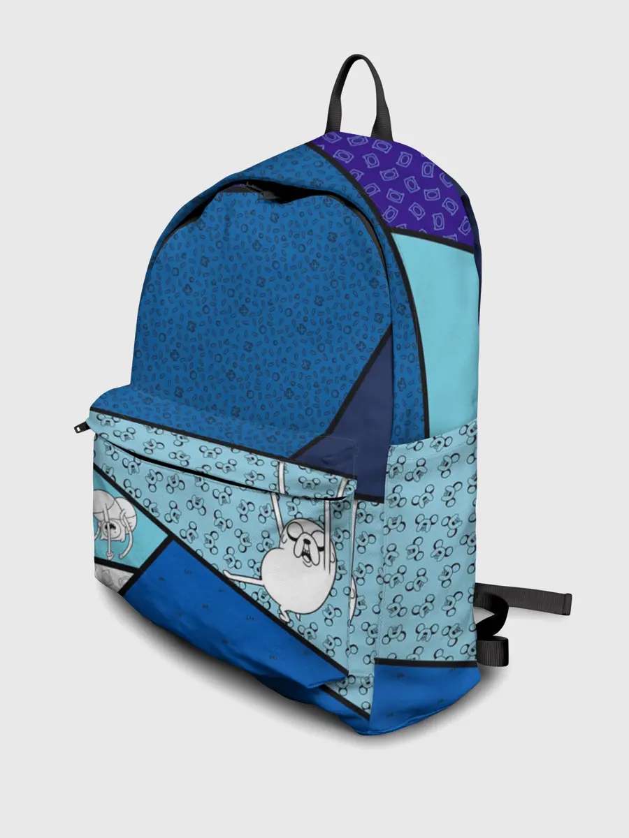 Рюкзак джинсовый / Finn&Jake. Geometric