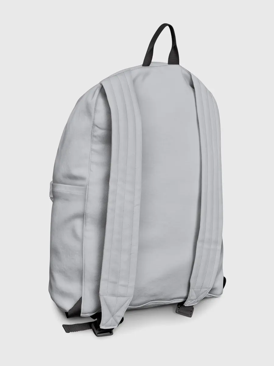 Рюкзак джинсовый / KIMETSU NO YAIBA красный след