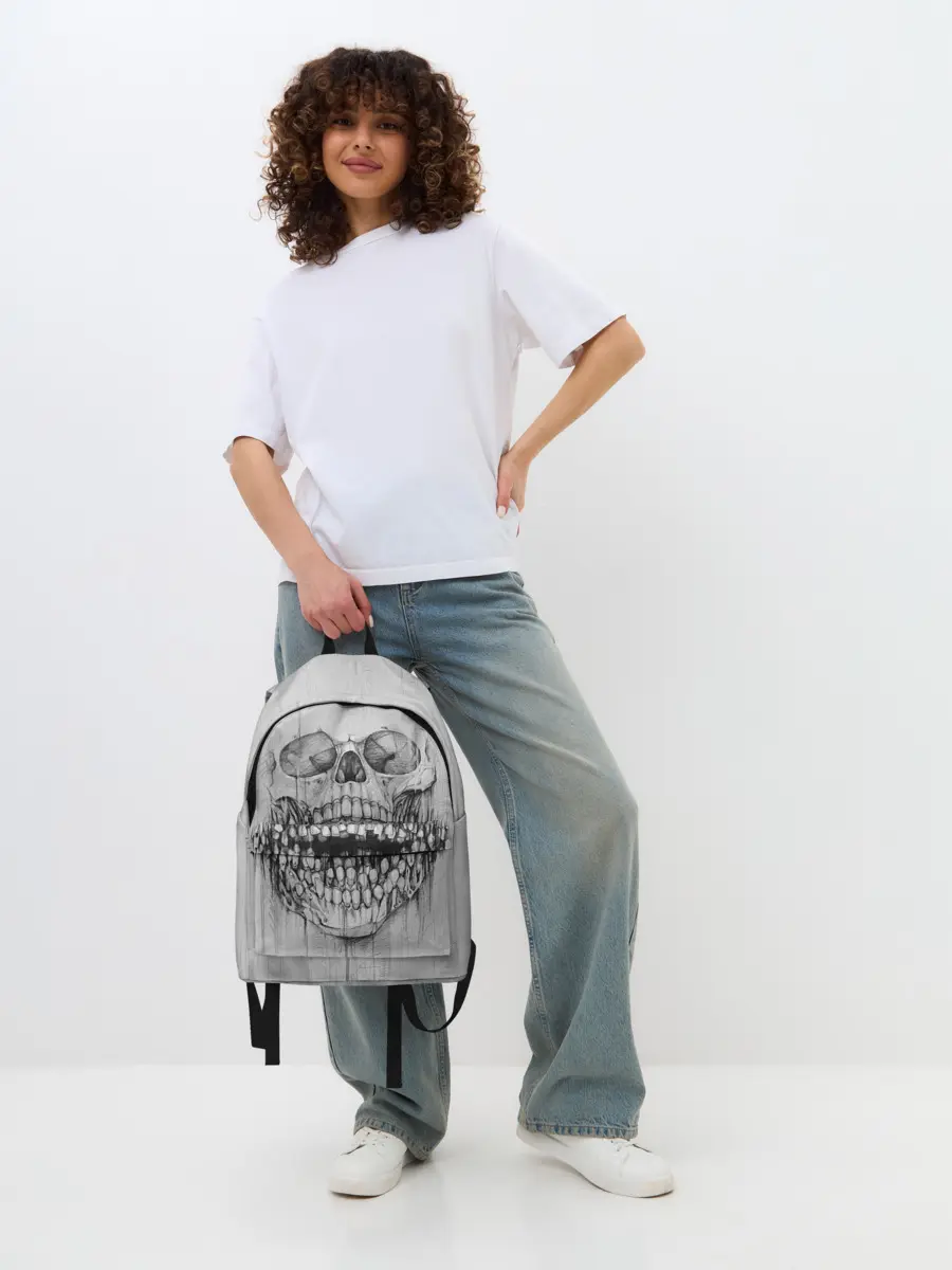 Рюкзак джинсовый / Dentist skull