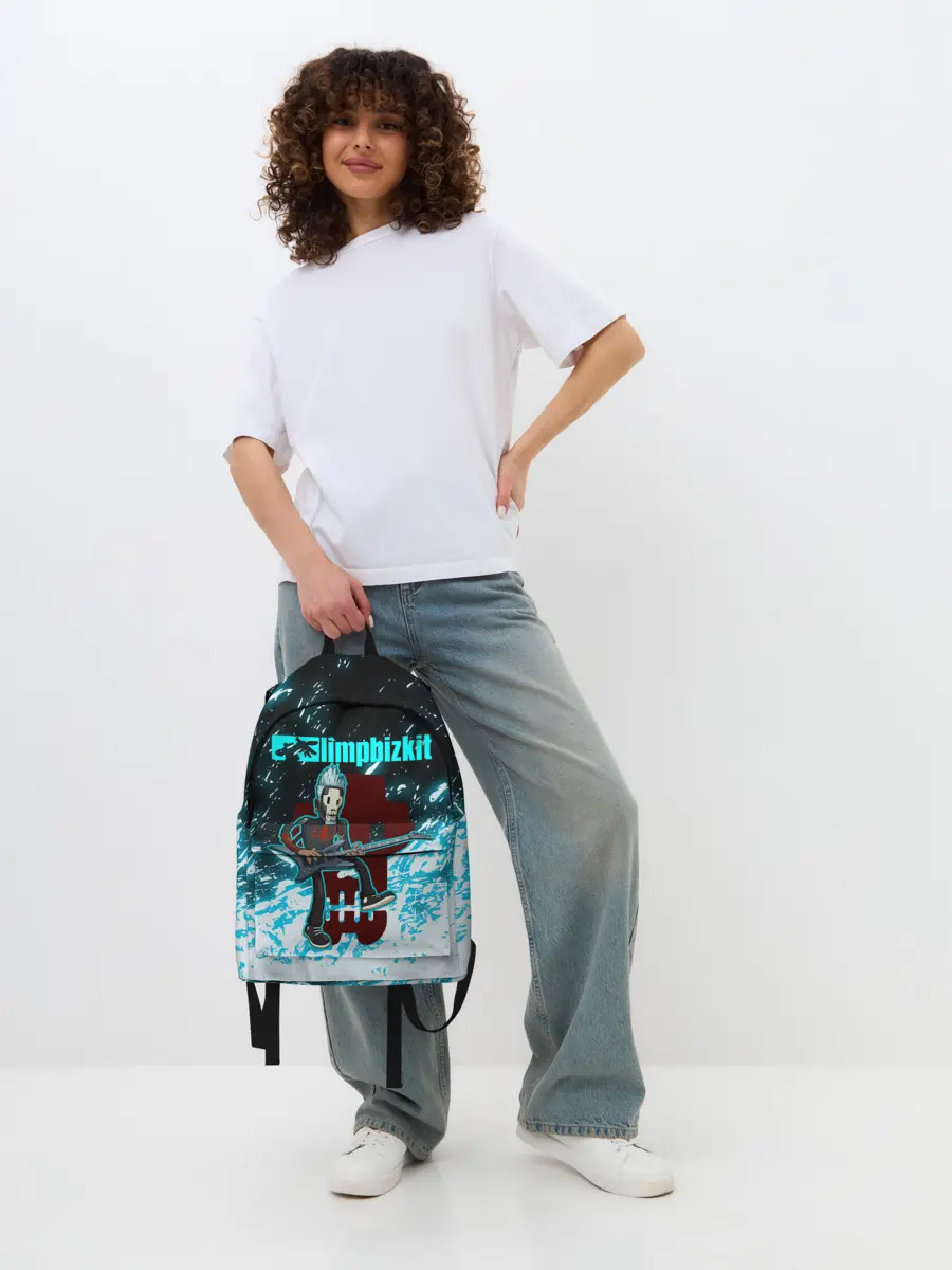 Рюкзак джинсовый / LIMP BIZKIT