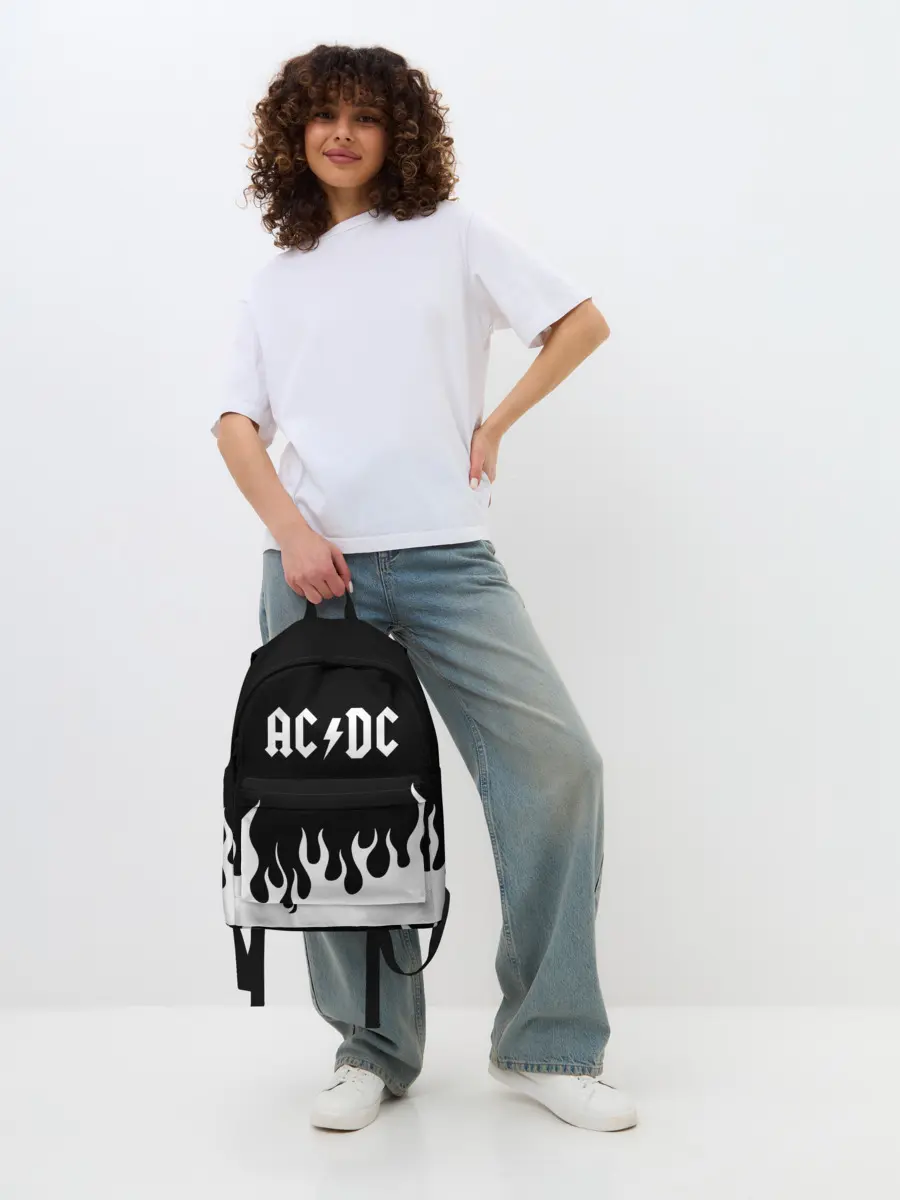 Рюкзак джинсовый / AC DC
