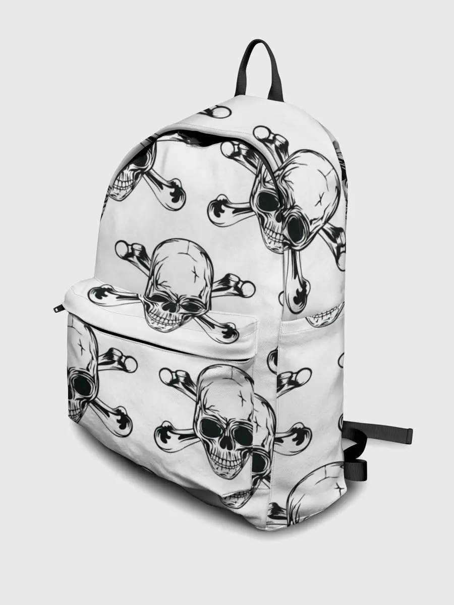 Рюкзак джинсовый / Череп и кости