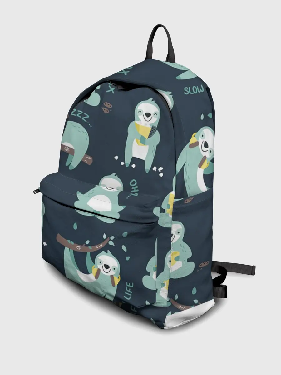 Рюкзак джинсовый / ленивцы