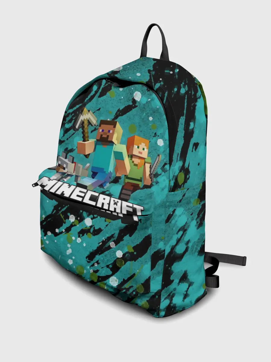 Рюкзак джинсовый / Minecraft / Майнкрафт