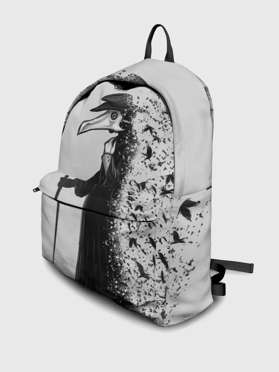 Рюкзак джинсовый / Чумной доктор