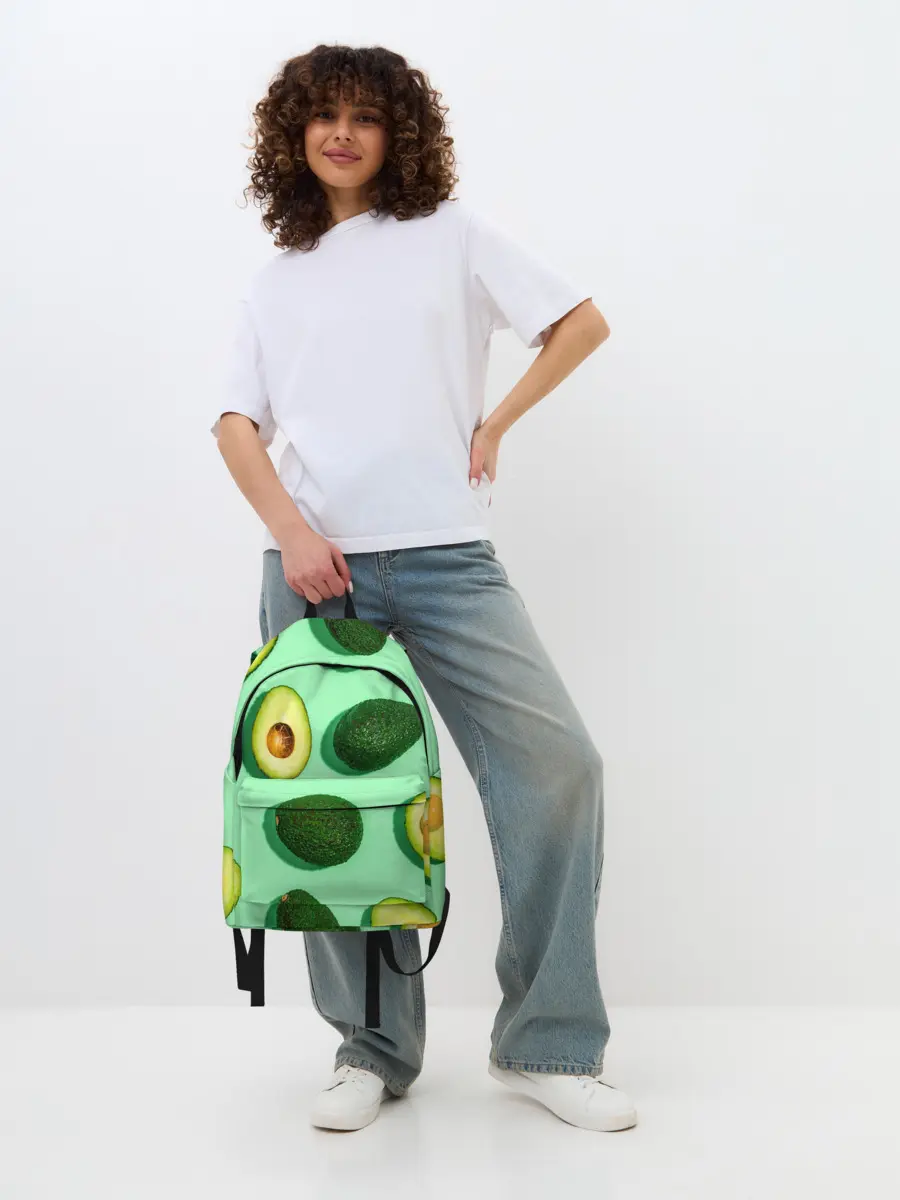 Рюкзак джинсовый / АВАКАДО