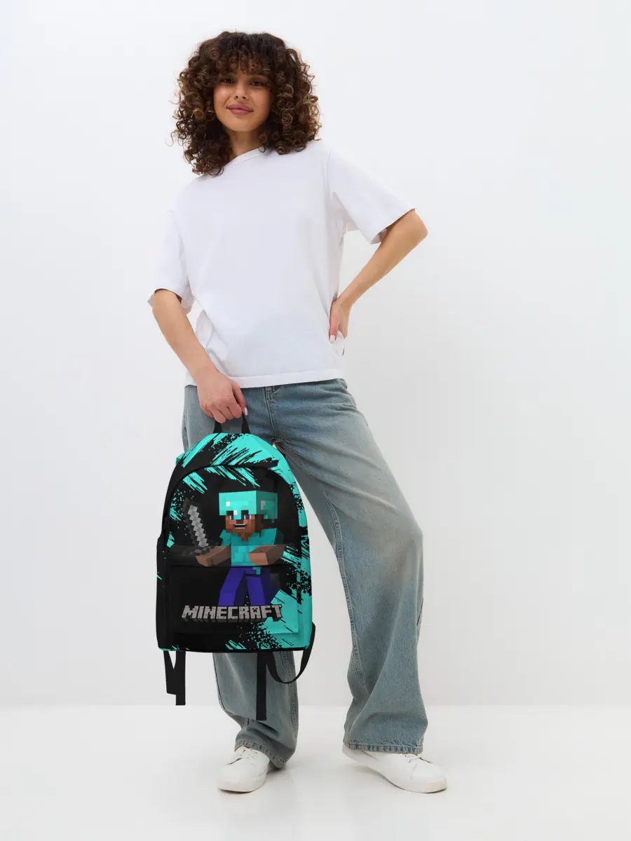 Рюкзак джинсовый / MINECRAFT