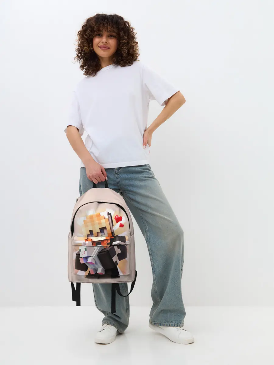 Рюкзак джинсовый / MINECRAFT