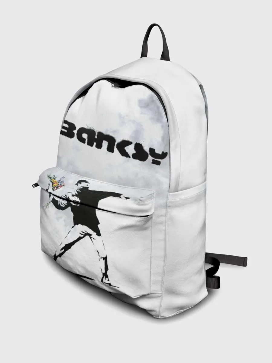 Рюкзак джинсовый / Banksy