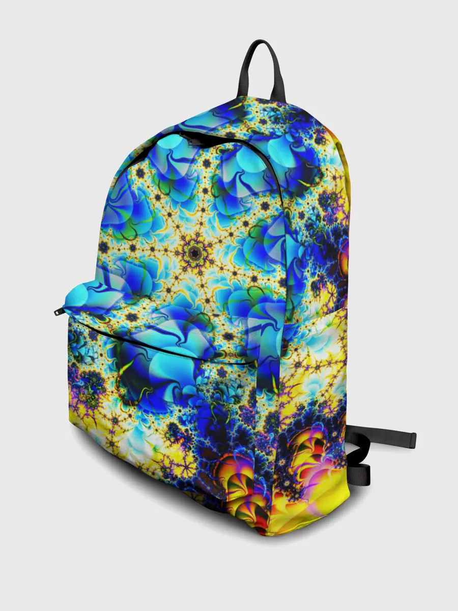 Рюкзак джинсовый / ИЛЛЮЗИЯ ФРАКТАЛОВ