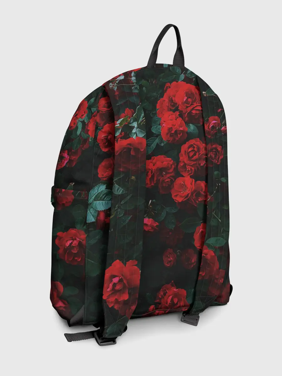 Рюкзак джинсовый / Розы