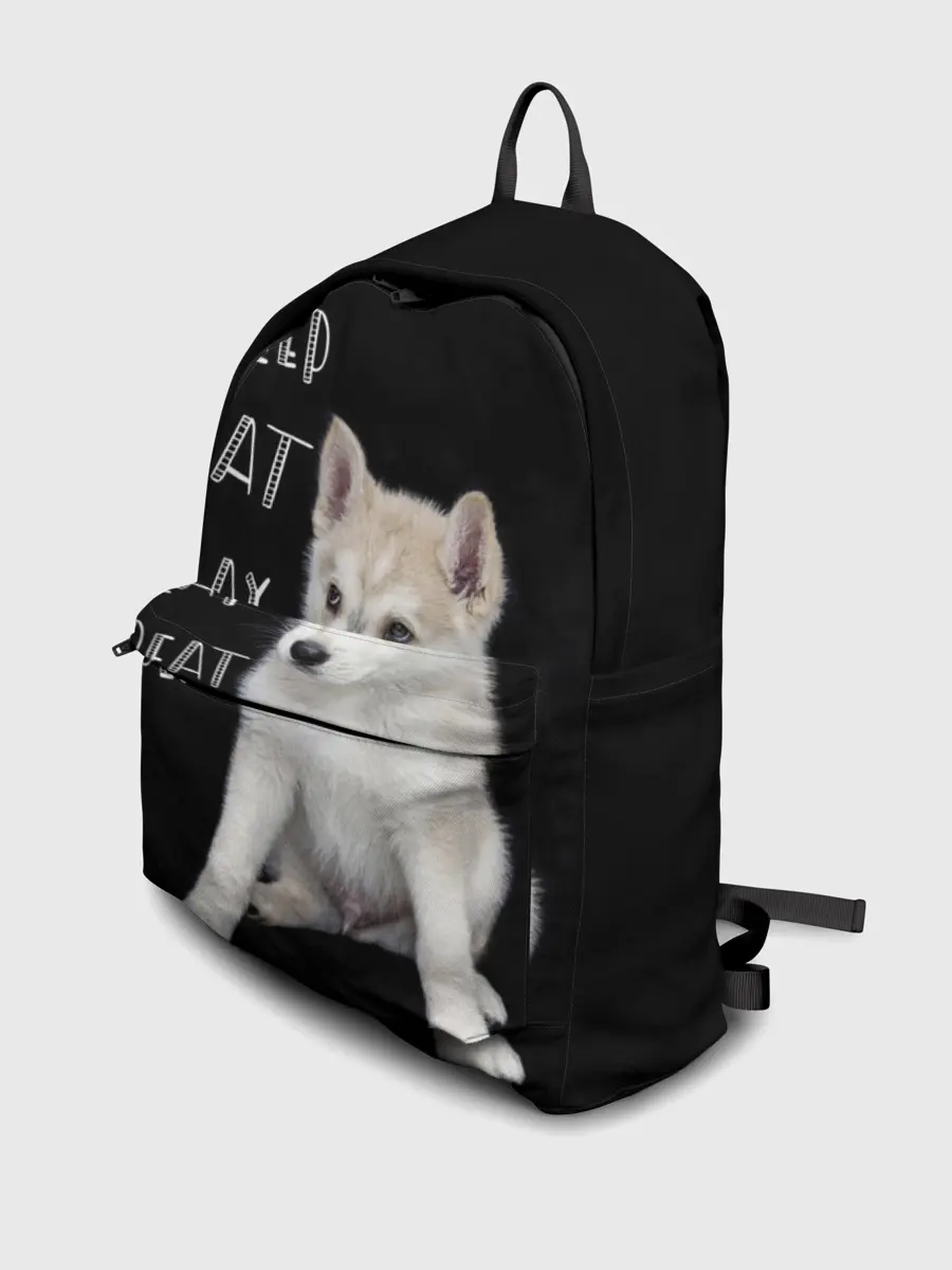 Рюкзак джинсовый / Sleep Eat Play Repeat