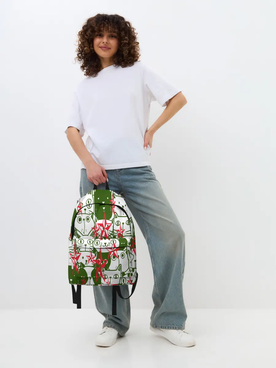 Рюкзак джинсовый / КИСЫ