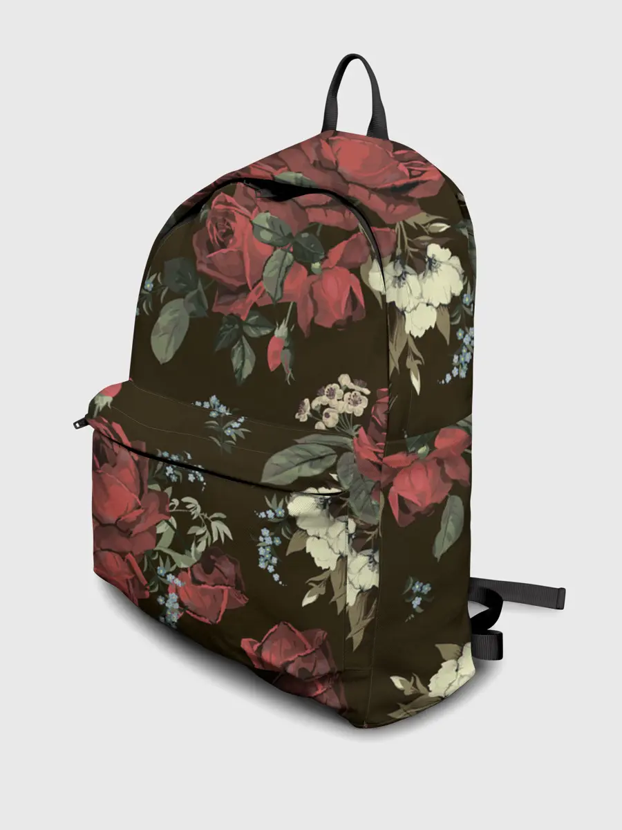 Рюкзак джинсовый / Букет роз