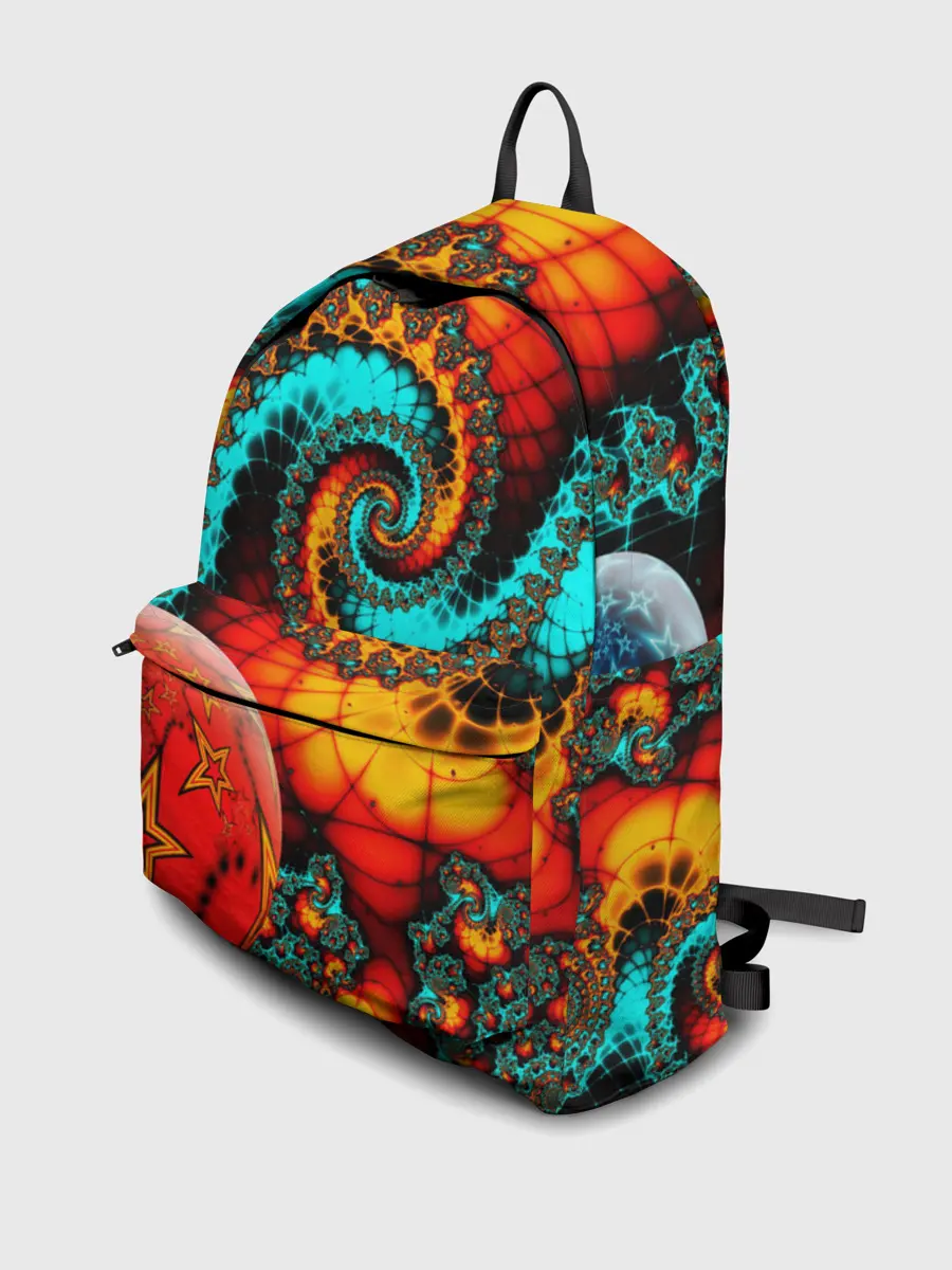 Рюкзак джинсовый / СТОЛКНОВЕНИЕ ПЛАНЕТ