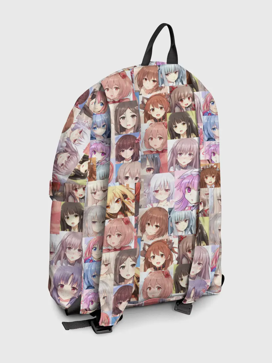 Рюкзак джинсовый / MANY FACES OF ANIME GIRLS