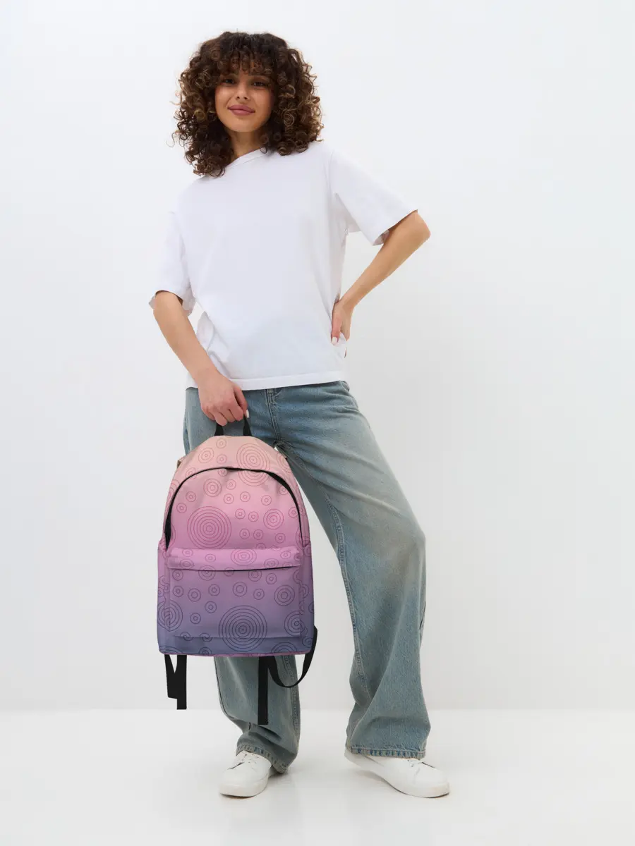 Рюкзак джинсовый / Абстрактный узор