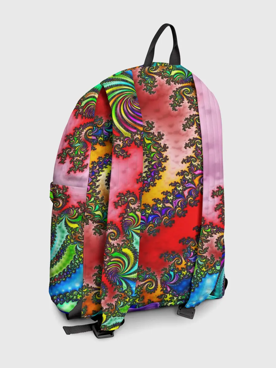 Рюкзак джинсовый / ФРАКТАЛЬНЫЙ УЗОР