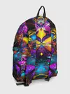 Рюкзак джинсовый / ФРАКТАЛЬНЫЕ ЦВЕТЫ