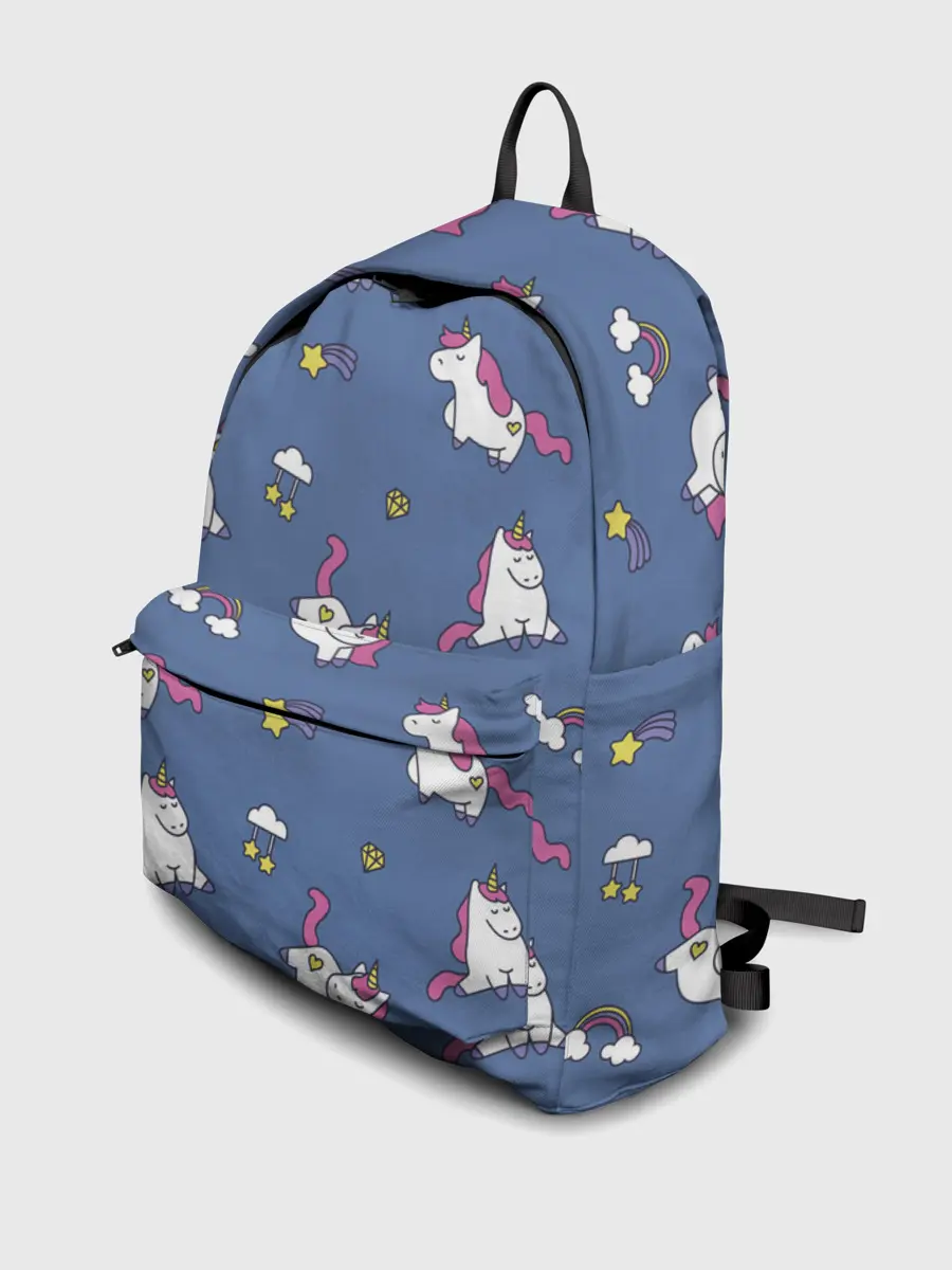 Рюкзак джинсовый / Сон единорога