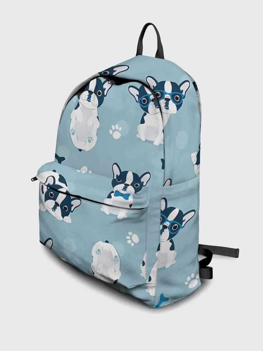 Рюкзак джинсовый / Собачки