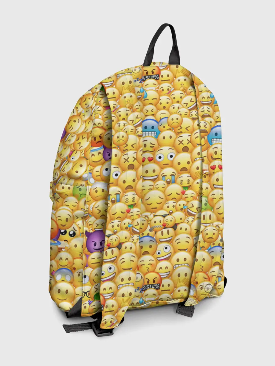 Рюкзак джинсовый / Смайлики Emoji