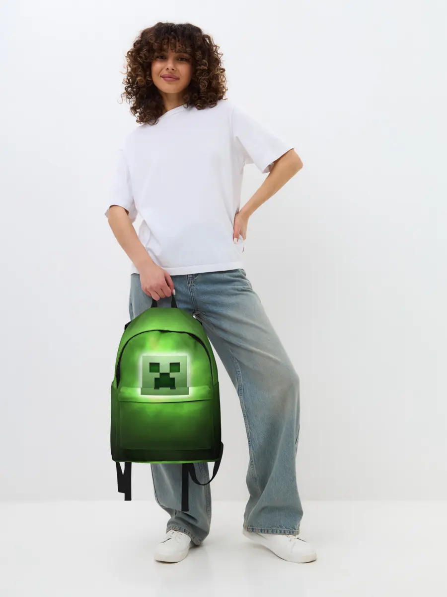 Рюкзак джинсовый / MINECRAFT | МАЙНКРАФТ