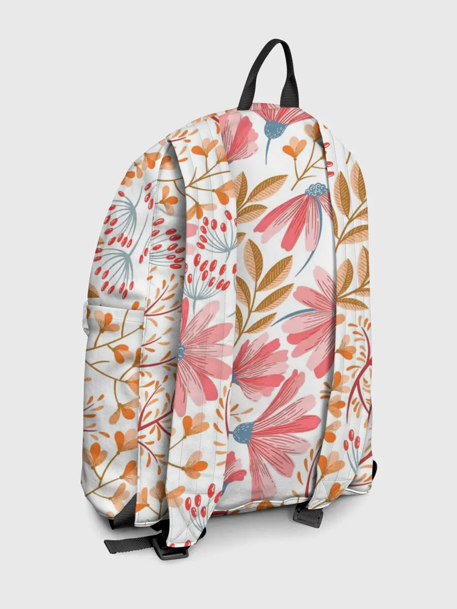 Рюкзак джинсовый / Цветы