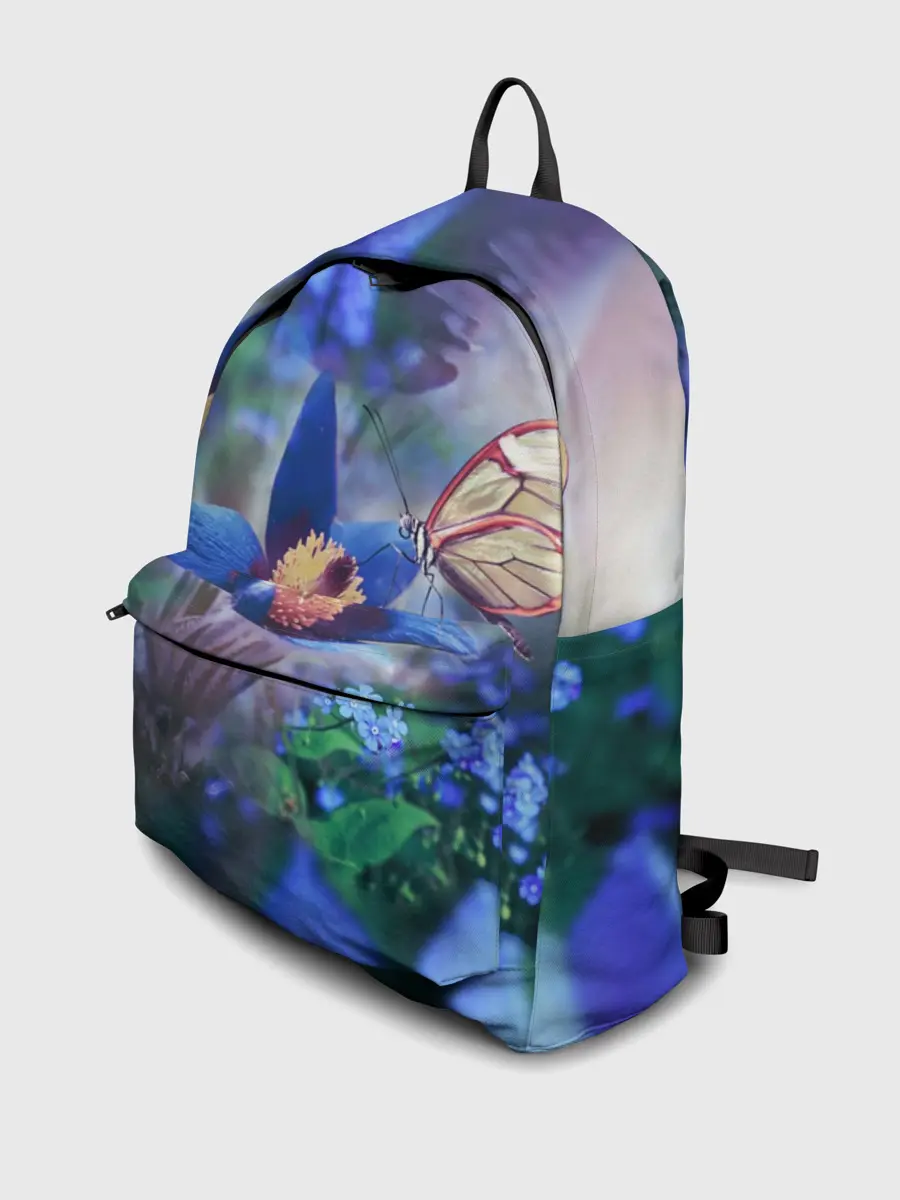 Рюкзак джинсовый / Бабочка