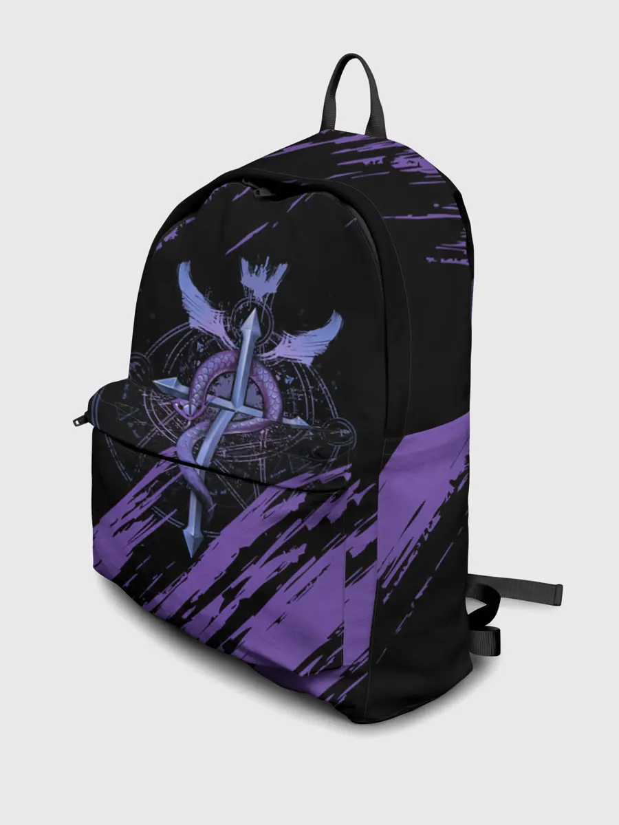 Рюкзак джинсовый / Стальной алхимик