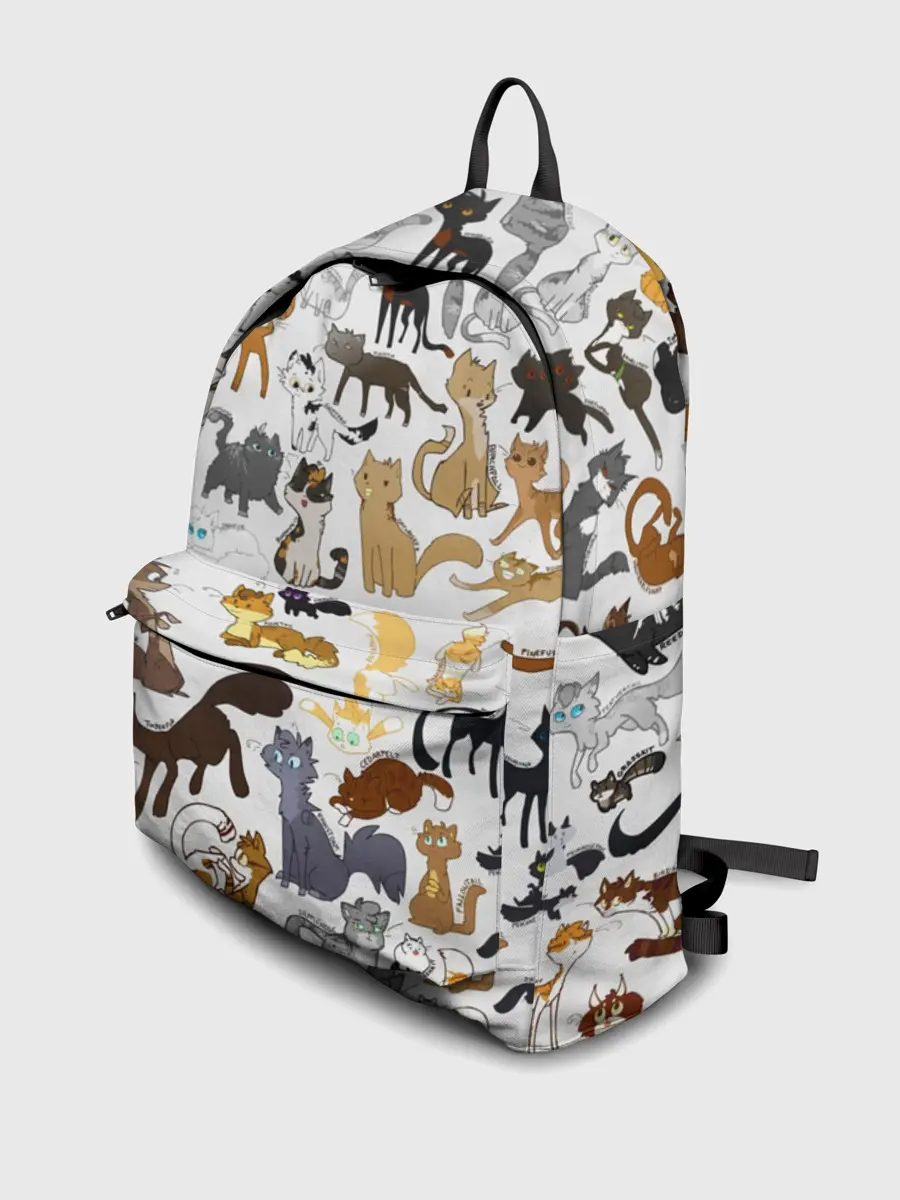 Рюкзак джинсовый / Котоколлаж 01