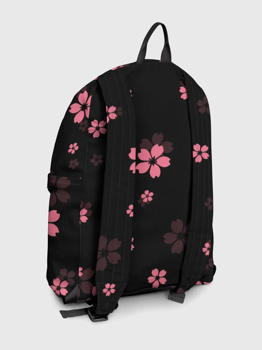 Рюкзак джинсовый / Надзуко Камадо в цветах