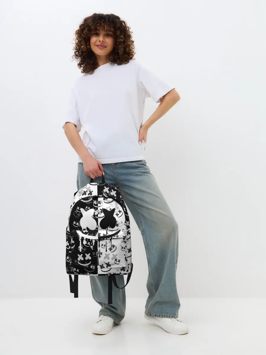 Рюкзак джинсовый / Fortnite & Marshmello