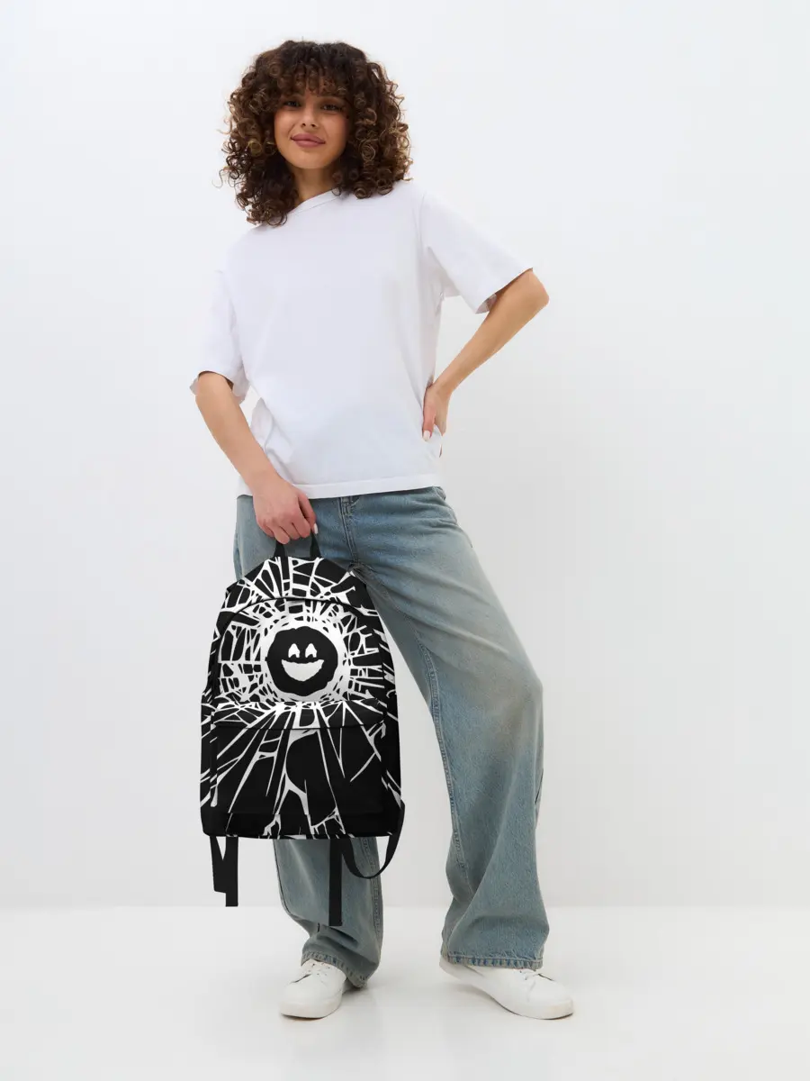 Рюкзак джинсовый / BLACK MIRROR