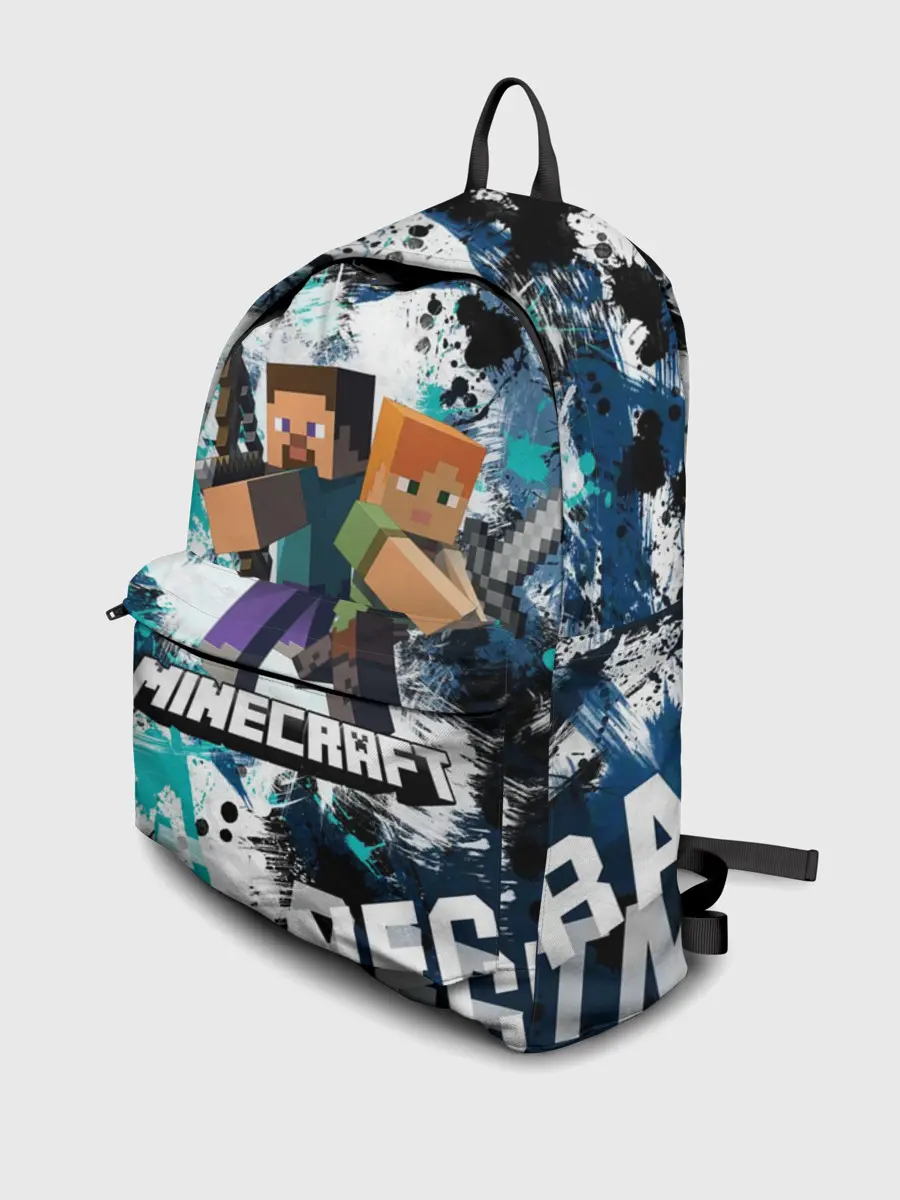 Рюкзак джинсовый / Minecraft / Майнкрафт