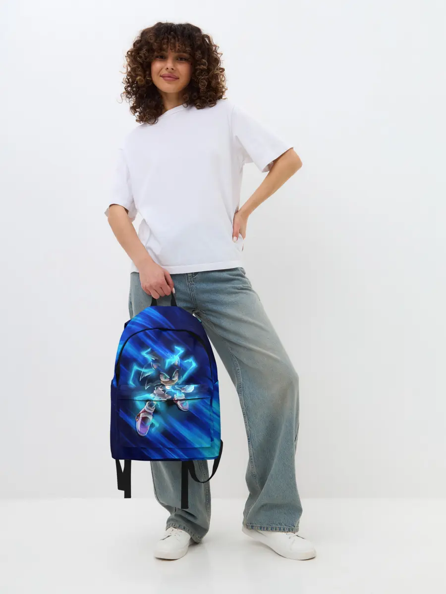 Рюкзак джинсовый / СОНИК