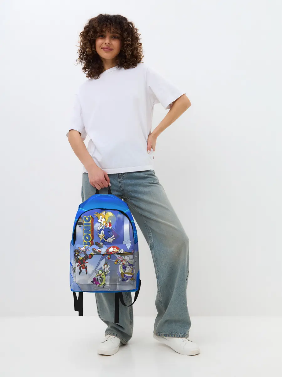Рюкзак джинсовый / Sonic