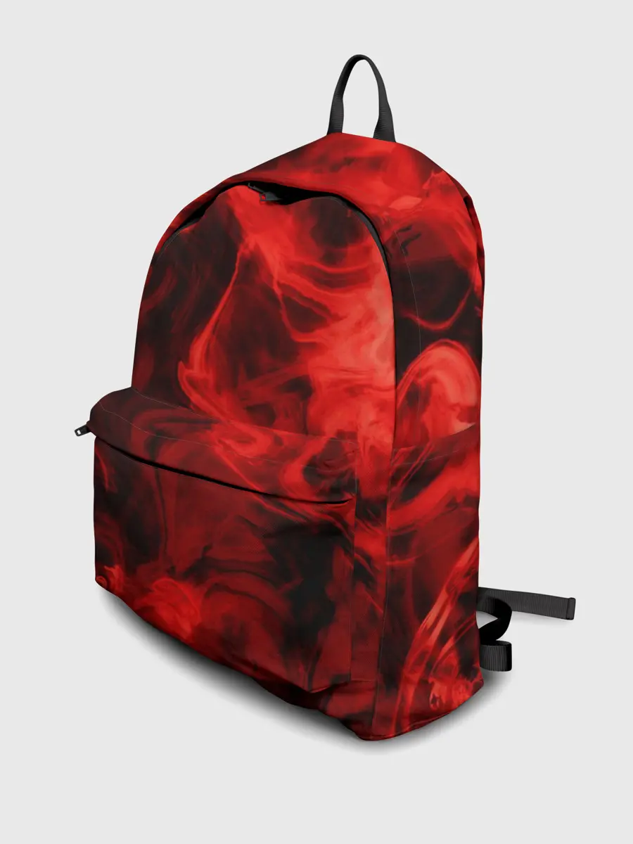 Рюкзак джинсовый / Красный дым