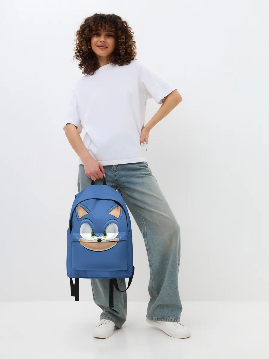 Рюкзак джинсовый / SONIC.