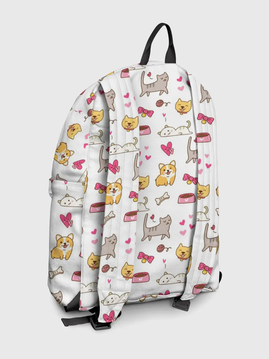 Рюкзак джинсовый / Домашние питомцы