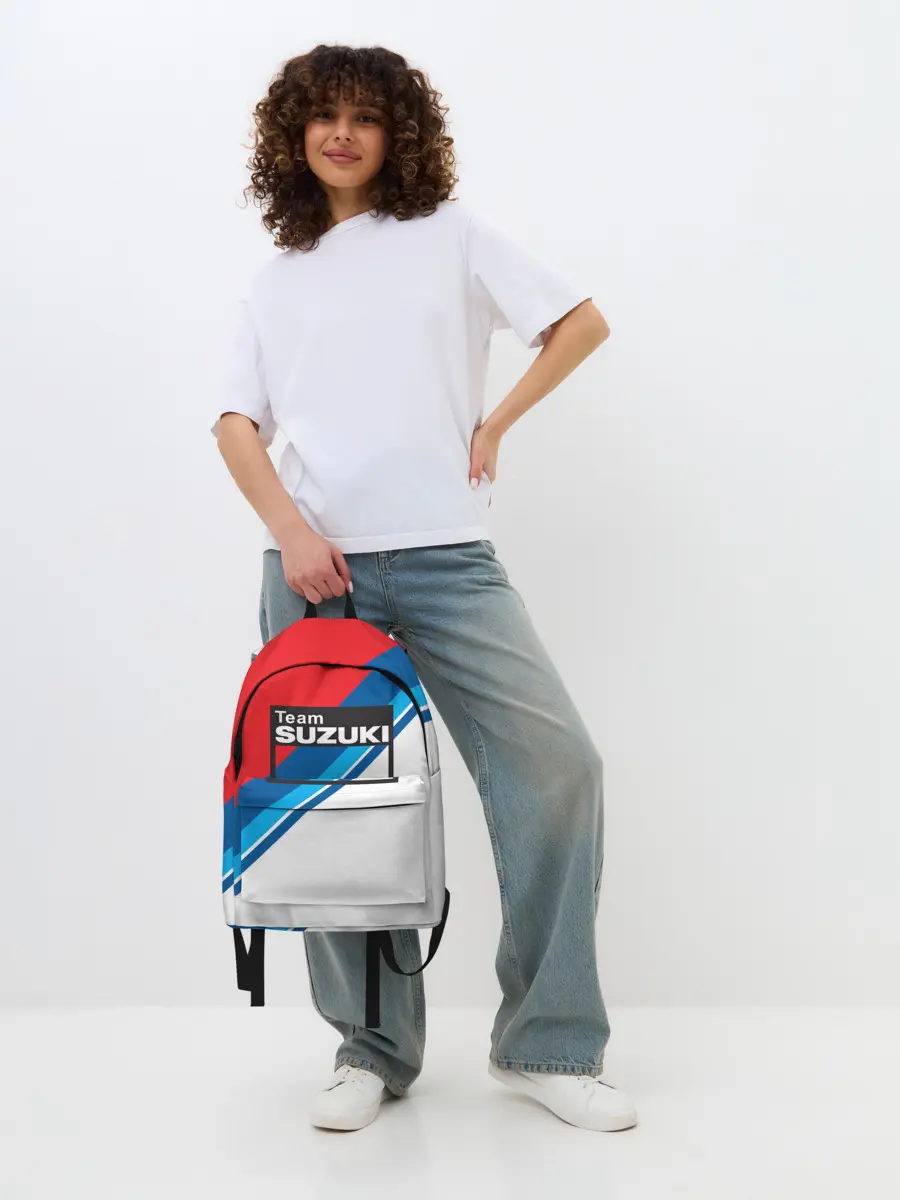 Рюкзак джинсовый / SUZUKI MOTO SPORT | СУЗУКИ МОТО СПОРТ