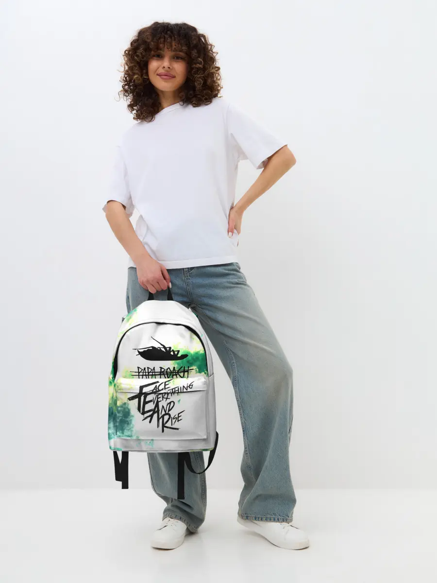 Рюкзак джинсовый / Papa Roach