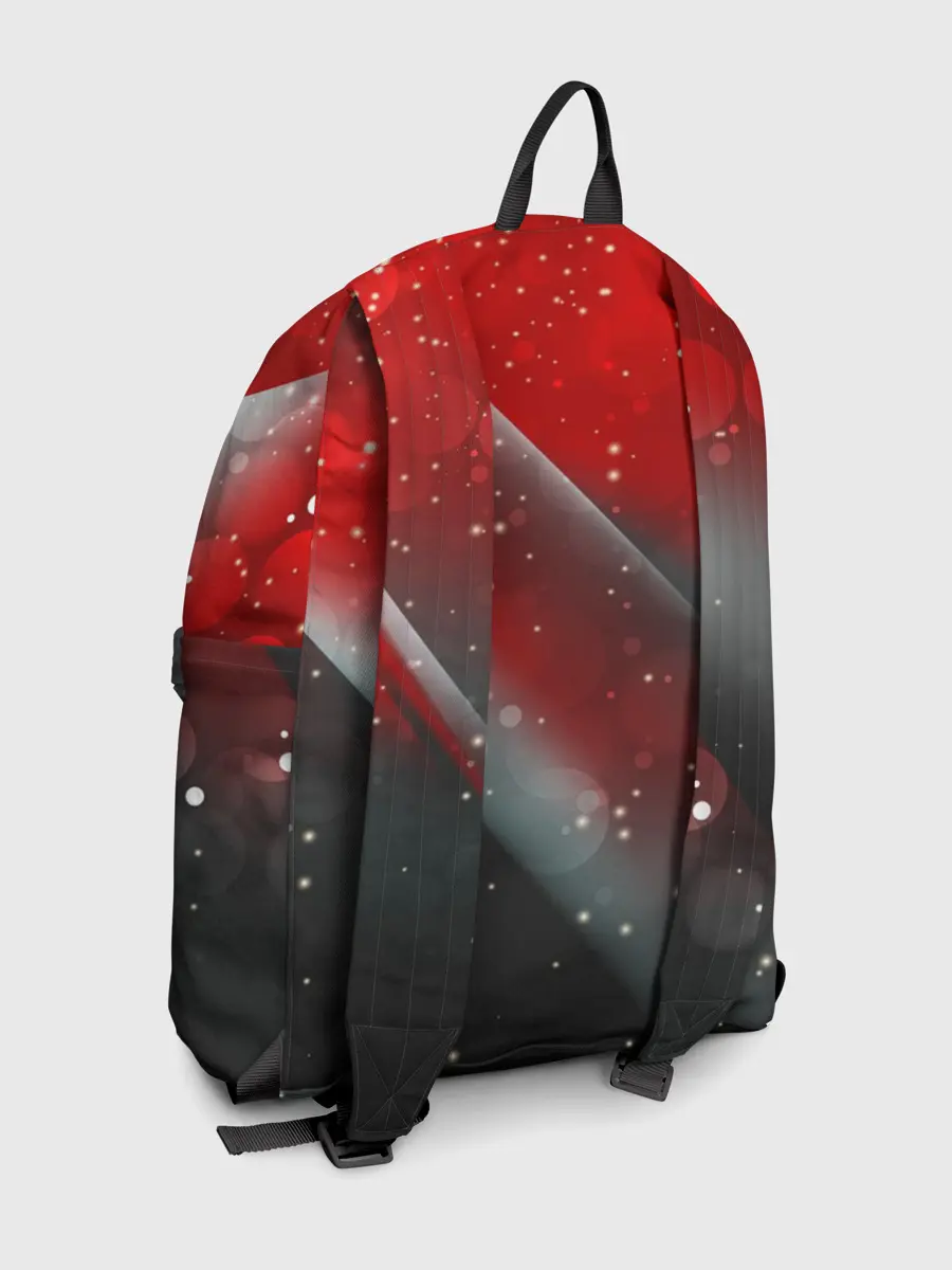 Рюкзак джинсовый / Red & Black