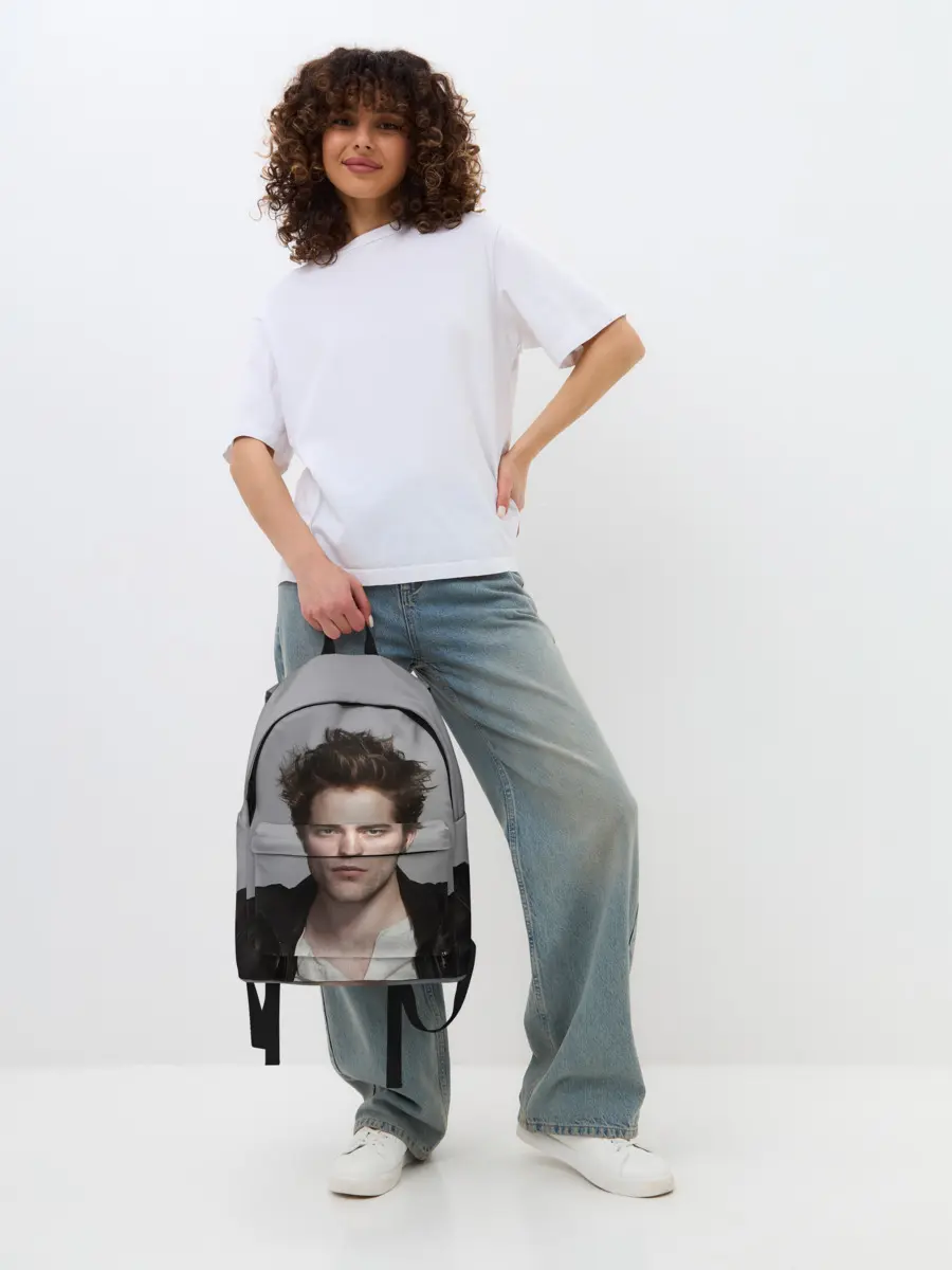 Рюкзак джинсовый / РОБЕРТ ПАТТИНСОН