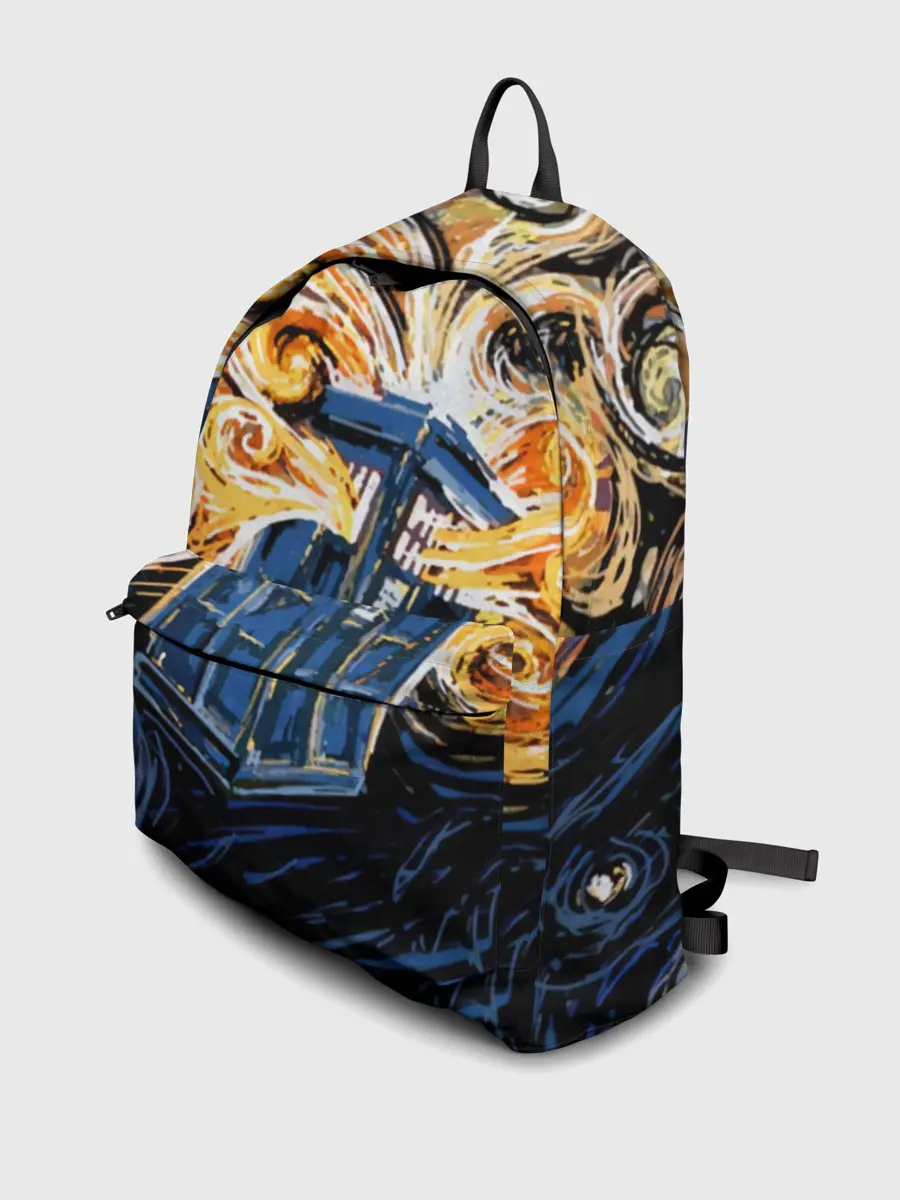 Рюкзак джинсовый / Van Gogh Tardis