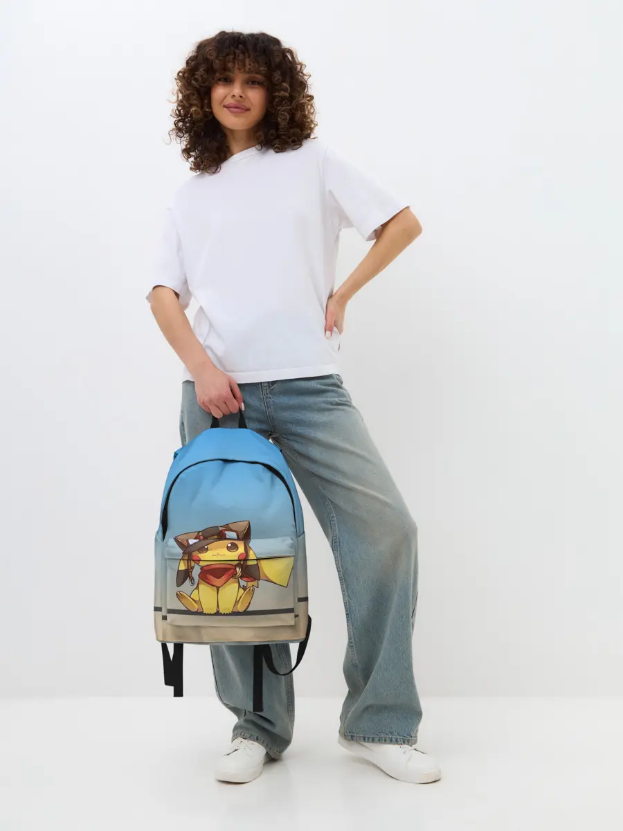 Рюкзак джинсовый / Пикачу