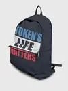 Рюкзак джинсовый / TOKENS LIFE MATTERS