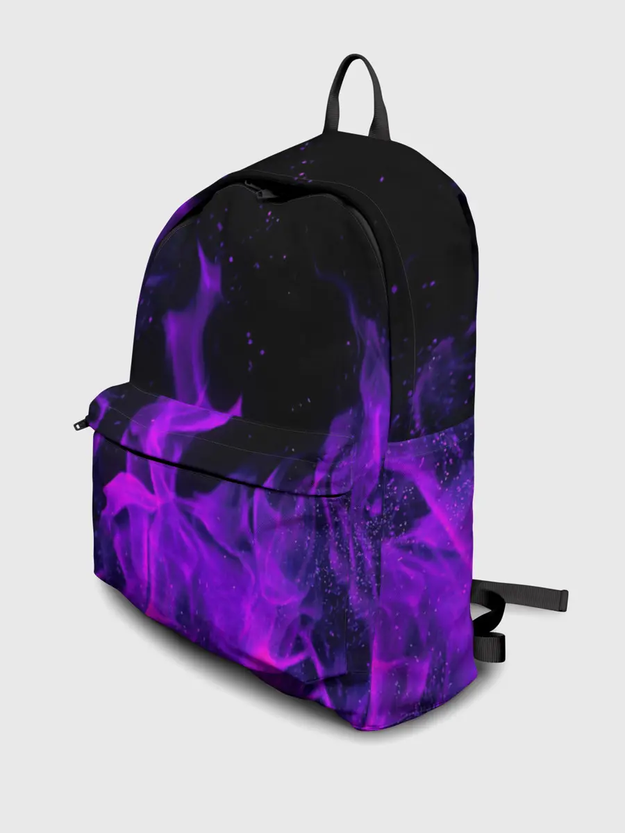 Рюкзак джинсовый / ФИОЛЕТОВЫЙ ОГОНЬ | PURPLE FIRE