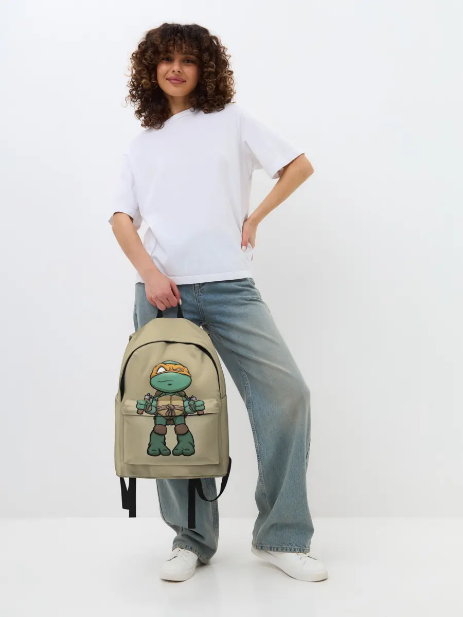 Рюкзак джинсовый / ЧЕРЕПАШКИ - НИНДЗЯ